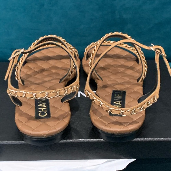 Sold- Chanel Sandals size 37.5 - Picture 3 of 6